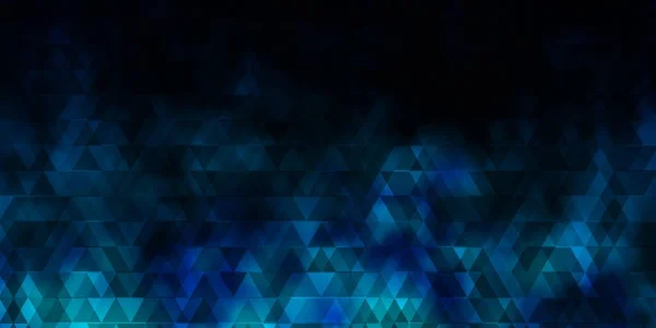 Textura Vectorial Azul Claro Con Líneas Triángulos Ilustración Abstracta Brillante — Vector de stock