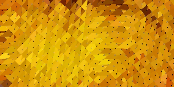 濃い緑 黄色のベクトル多角形の背景 グラデーションの三角形のカラフルな抽象的なイラスト 多目的アプリのデザイン — ストックベクタ