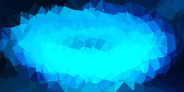 Hellblauer Vektor Abstraktes Dreieck Hintergrund Abstrakte Illustration Mit Eleganten Verlaufsdreiecken — Stockvektor