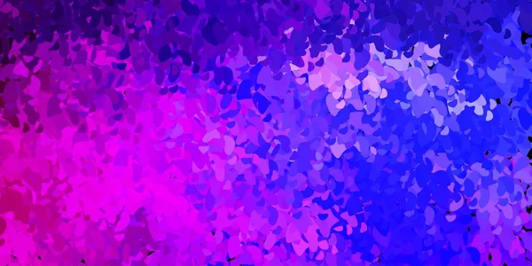 Light Purple Plantilla Vectorial Rosa Con Formas Abstractas Ilustración Abstracta — Vector de stock