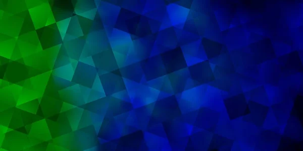 Ανοιχτό Μπλε Πράσινο Διανυσματικό Φόντο Τρίγωνα Ορθογώνια Γραμμές Ρόμβος Πολύχρωμη — Διανυσματικό Αρχείο