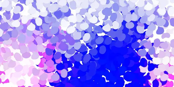 Светло Розовый Голубой Векторный Задний Ход Хаотичными Вставками Иллюстрация Красочными — стоковый вектор