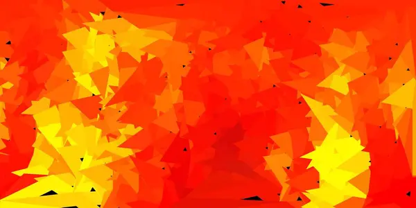 Light Orange Vector Gradient Polygon Design Elegant Abstract Illustration Gradient — Stock Vector