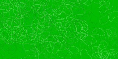 Karmaşık şekilli açık yeşil vektör arkaplanı. Soyut tarzda, gradyan formlarda basit tasarım. Cep telefonları için arka plan.