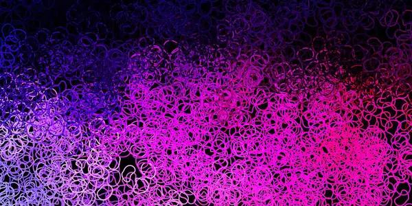 Púrpura Escura Fundo Vetor Rosa Com Formas Aleatórias Formas Abstratas — Vetor de Stock