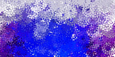 Açık mavi, üçgenli yeşil vektör arkaplan. Renkli üçgenli modern soyut illüstrasyon. Web siteleri için desen.