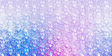 Açık mavi, dairesel yay ile sarı vektör arkaplan. Uygunsuz gradyan çizgileri olan soyut çizimler. Web siteleri, iniş sayfaları için desen.