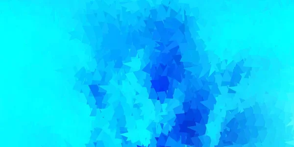 Projeto Mosaico Triângulo Vetor Azul Claro Ilustração Abstrata Com Triângulos —  Vetores de Stock