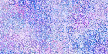 Açık mavi, çizgileri olan kırmızı vektör şablonu. Eğimli yay ile soyut illüstrasyon. Reklamlar ve reklamlar için desen.