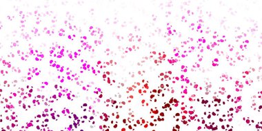 Memphis şekilli açık pembe vektör dokusu. Basit bir şekilde gradyan olan renkli soyut biçimler. Duvar kağıdı seti için zarif tasarım.