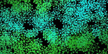 Üçgenli hafif BLUE vektör arkaplanı. Renkli üçgenli modern soyut illüstrasyon. Posterler ve afişler için en iyi tasarım.