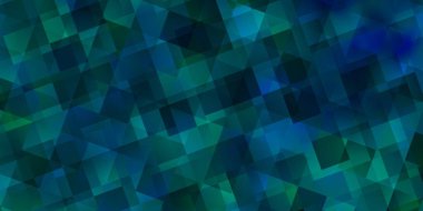 Çokgen biçimli hafif BLUE vektör deseni. Üçgen şekilli ışıltılı soyut çizimler. Terfileriniz için tasarım.