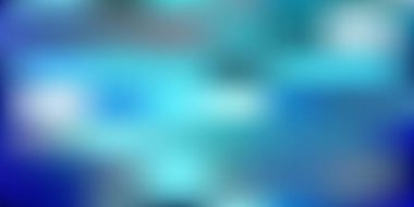 Açık mavi vektör bulanıklığı düzeni. Görüntü tarzında renkli, soyut bir çizim. Web siteleri için akıllı desen.