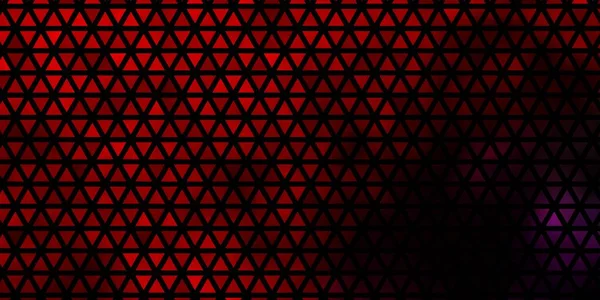 Světle Růžová Červená Vektorová Šablona Krystaly Trojúhelníky Abstraktní Gradient Ilustrace — Stockový vektor