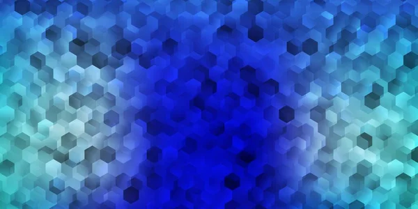 Светло Голубой Векторный Фон Пачкой Шестиугольников Умный Дизайн Абстрактном Стиле — стоковый вектор