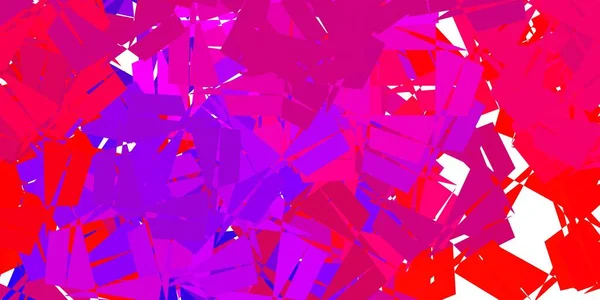 Dunkelrosa Rote Vektor Abstrakte Dreieck Vorlage Dekorative Bunte Illustration Mit — Stockvektor
