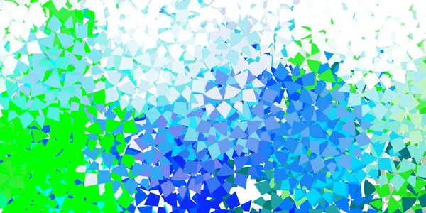 Diseño Vectorial Azul Claro Con Líneas Triángulos Ilustración Abstracta Brillante — Vector de stock