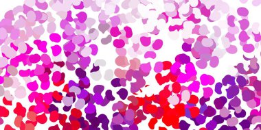 Açık pembe, soyut şekilli sarı vektör deseni. Soyut tarzda, gradyan formlarda basit tasarım. Cep telefonları için arka plan.