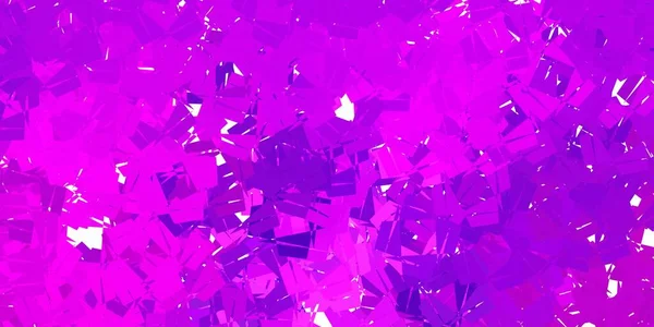 浅紫色 粉红色矢量抽象三角形图案 色彩斑斓的抽象图解与渐变三角形 应用程序的现代设计 — 图库矢量图片