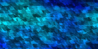 Kristallerle, üçgenlerle hafif BLUE vektör şablonu. Doğa tarzında üçgenleri olan güzel bir çizim. Terfileriniz için tasarım.