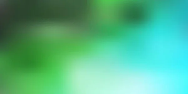 Hellblauer Grüner Vektor Verschwimmt Hintergrund Leuchtend Bunte Unschärferelation Abstraktem Stil — Stockvektor