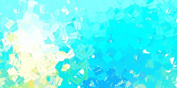 Lichtblauwe Gele Vector Driehoek Mozaïek Behang Abstracte Illustratie Met Elegante — Stockvector