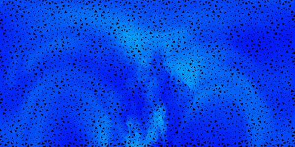 Светло Голубой Вектор Абстрактный Треугольный Фон Иллюстрация Стиле Битого Стекла — стоковый вектор