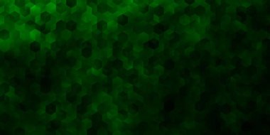 Açık mavi, altıgen şeklinde sarı vektör şablonu. Renkli altıgenli bir resim seti. Marka kitabınız için yeni şablon.