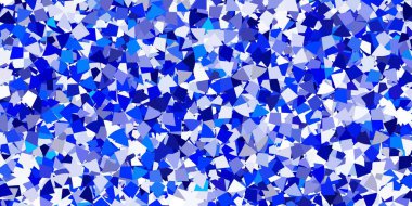 Açık mavi vektör arkaplanı, çizgiler, üçgenler. Soyut üçgenli dekoratif tasarım. Terfileriniz için tasarım.