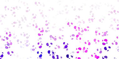 Soyut şekilli açık pembe vektör deseni. Soyut tarzda renkli şekilli bir illüstrasyon. Web siteniz için basit illüstrasyon.