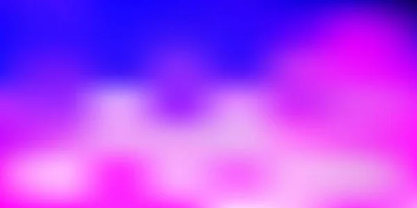 Světle Růžová Modrý Vektor Rozmazané Textury Barevná Abstraktní Ilustrace Rozmazaným — Stockový vektor