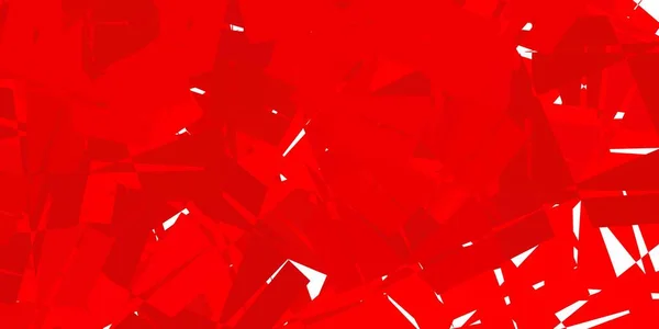 Luz Rojo Vector Triángulo Patrón Mosaico Ilustración Degradado Estilo Poligonal — Vector de stock