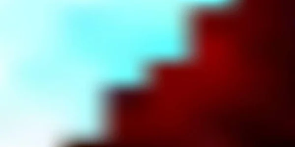 Dunkelgrüne Rote Vektorverwischungsvorlage Bunte Farbverläufe Abstrakte Illustration Unscharfen Stil Muster — Stockvektor