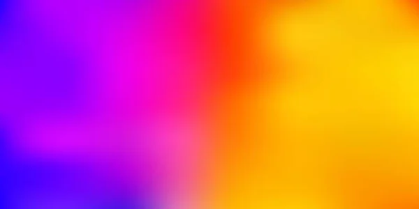 Bleu Clair Motif Flou Vectoriel Jaune Flou Illustration Colorée Dans — Image vectorielle