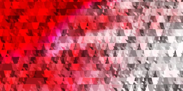 Светло Красная Векторная Текстура Линиями Треугольниками Современная Градиентная Иллюстрация Красочными — стоковый вектор