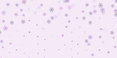 Açık mor vektör karalama arkaplanı ve çiçekler. Soyut arka planda gradyan çiçekleri olan modern tasarım. Kadınlar için gündüz terfisi.