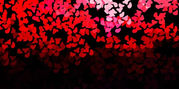 Темно Розовый Красный Векторный Задний Ход Хаотичными Вставками Красочная Иллюстрация — стоковый вектор