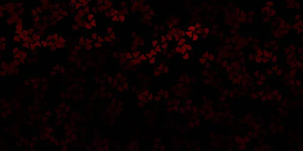 Fondo Vector Rojo Oscuro Con Formas Aleatorias Ilustración Colorida Con — Vector de stock