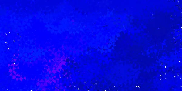 Layout Vetorial Azul Escuro Com Formas Triangulares Ilustração Abstrata Inteligente — Vetor de Stock
