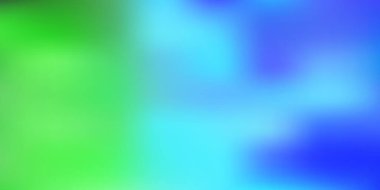 Açık mavi, yeşil vektör gradyan bulanık arkaplan. Soyut bir şekilde parlak renkli bulanık bir illüstrasyon. Web siteleri için akıllı desen.