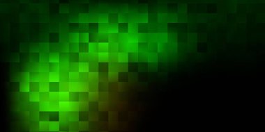 Koyu yeşil, soyut şekilli sarı vektör deseni. Soyut tarzda renkli şekilli bir illüstrasyon. Cep telefonları için arka plan.