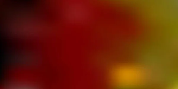 明るい赤 黄色のベクトル抽象的なぼかしレイアウト グラデーションのモダンなエレガントなぼかしイラスト あなたの仕事のサイン — ストックベクタ