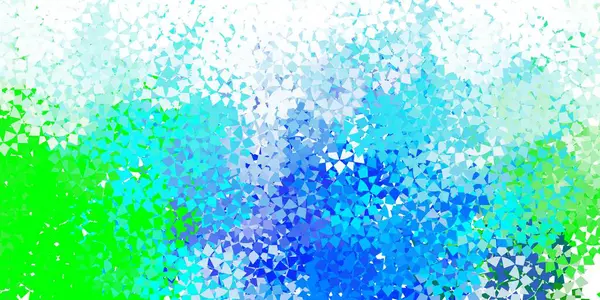 Textura Vectorial Azul Claro Con Estilo Triangular Ilustración Abstracta Moderna — Vector de stock