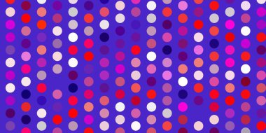 Açık pembe, küreli kırmızı vektör deseni. Renkli çember şekilli modern soyut illüstrasyon. Posterler, afişler için tasarım.