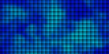 Çizgileri, dikdörtgenleri olan hafif BLUE vektör düzeni. Gradyan dikdörtgenleri ve kareleri olan renkli çizimler. Web siteleri, iniş sayfaları için desen.