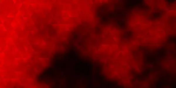 Темно Оранжевая Векторная Текстура Триангулярном Стиле Красивая Иллюстрация Треугольниками Стиле — стоковый вектор