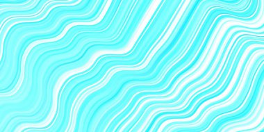 Açık mavi, dairesel yay ile yeşil vektör arkaplan. Çizgili soyut gradyan çizimi. Web siteleri, iniş sayfaları için desen.