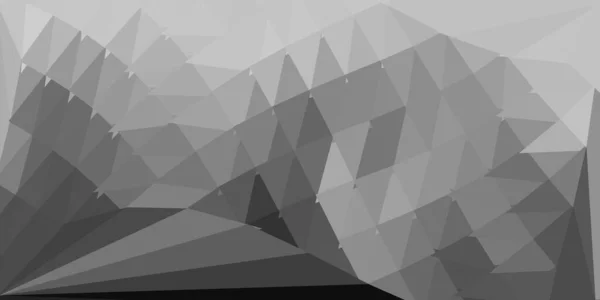 Modèle Polygonal Vecteur Gris Clair Illustration Verre Cassé Avec Des — Image vectorielle