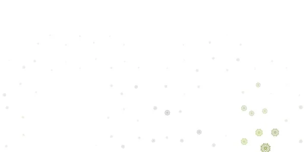 Textura Vetorial Cinza Claro Com Flocos Neve Brilhantes Elementos Neve — Vetor de Stock