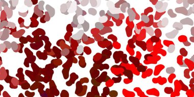 Soyut biçimlere sahip açık kırmızı vektör şablonu. Basit bir şekilde gradyan olan renkli soyut biçimler. Duvar kağıdı seti için zarif tasarım.